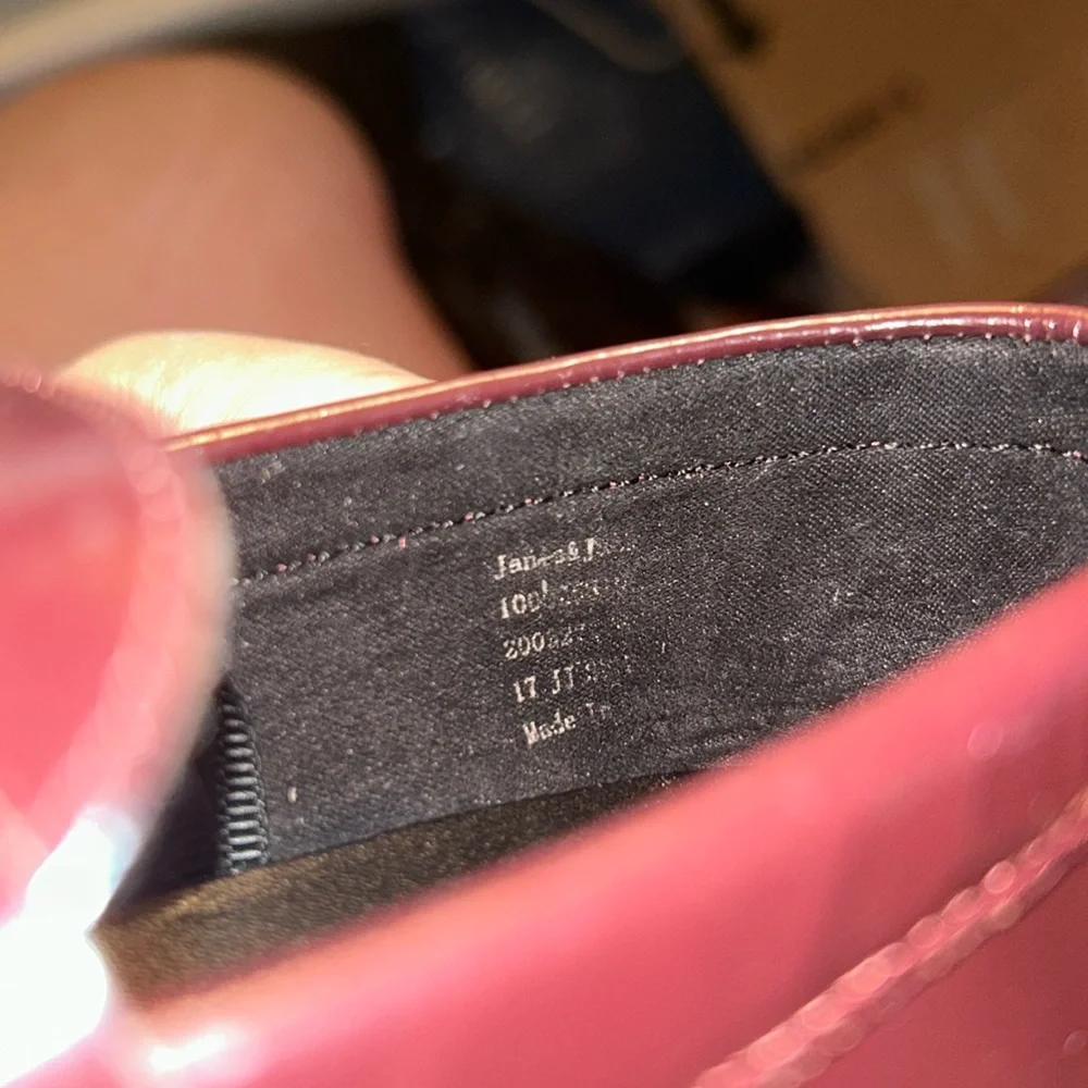 Janie and Jack toddler kids penny loafers Sz 9 - Picture 10 of 12